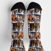 Creëer een aangepaste fotocollage met 6 foto's bla sokken (Top)