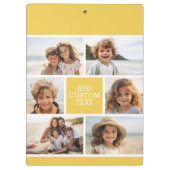 Creëer een Aangepaste fotocollage met 6 foto's Klembord (Achterkant)