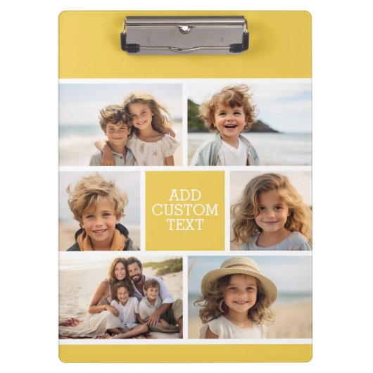 Creëer een Aangepaste fotocollage met 6 foto's Klembord (Voorkant)