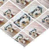 Creëer een Aangepaste fotocollage met 6 foto's Korte Tafelloper (Hoek)