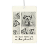 Creëer een Aangepaste fotocollage met 6 foto's Luchtverfrisser (Voorkant)