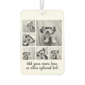 Creëer een Aangepaste fotocollage met 6 foto's Luchtverfrisser (Achterkant)