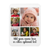 Creëer een Aangepaste fotocollage met 6 foto's Magneet (Verticaal)