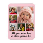 Creëer een Aangepaste fotocollage met 6 foto's Magneet (Verticaal)