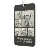 Creëer een aangepaste fotocollage met 6 zwarte fot luchtverfrisser (Links)