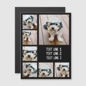 Creëer een Aangepaste fotocollage met 7 Magnet-fot (Voorkant / Achterkant)