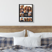 Creëer een Aangepaste fotocollage met 8 foto's Canvas Afdruk (Insitu (Slaapkamer))
