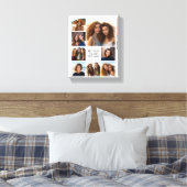 Creëer een Aangepaste fotocollage met 8 foto's Canvas Afdruk (Insitu (Slaapkamer))
