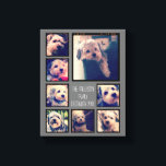 Creëer een Aangepaste fotocollage met 8 foto's Canvas Afdruk<br><div class="desc">Gebruik je favoriete foto of afbeeldingen om een leuk hoopje te maken om met vrienden te delen.</div>