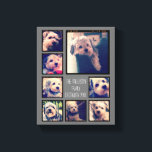 Creëer een Aangepaste fotocollage met 8 foto's Canvas Afdruk<br><div class="desc">Gebruik je favoriete foto of afbeeldingen om een leuk hoopje te maken om met vrienden te delen.</div>