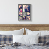 Creëer een Aangepaste fotocollage met 8 foto's Canvas Afdruk (Insitu (Slaapkamer))
