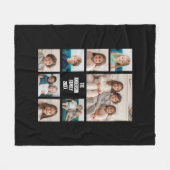 Creëer een Aangepaste fotocollage met 8 foto's Fleece Deken (Voorkant (Horizontaal))