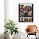 Creëer een Aangepaste fotocollage met 8 foto's Imitatie Canvas Print<br><div class="desc">Gebruik je favoriete foto of afbeeldingen om een leuk hoopje te maken om met vrienden te delen.</div>