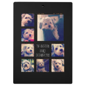 Creëer een Aangepaste fotocollage met 8 foto's Klembord (Achterkant)