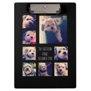 Creëer een Aangepaste fotocollage met 8 foto's Klembord