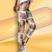 Creëer een Aangepaste fotocollage met 8 foto's Leggings