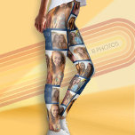 Creëer een Aangepaste fotocollage met 8 foto's Leggings<br><div class="desc">Gebruik je favoriete foto of afbeeldingen om een leuk hoopje te maken om met vrienden te delen.</div>