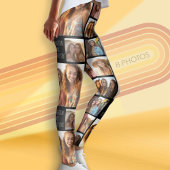 Creëer een Aangepaste fotocollage met 8 foto's Leggings