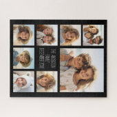 Creëer een Aangepaste fotocollage met 8 foto's Legpuzzel (Horizontaal)