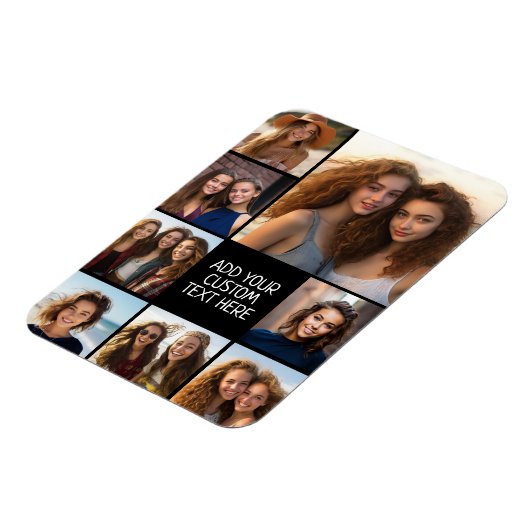 Creëer een Aangepaste fotocollage met 8 foto's Magneet (Linkerzijde)