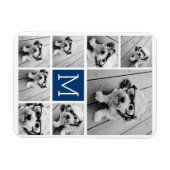 Creëer een Aangepaste fotocollage met 8 foto's Magneet (Horizontaal)