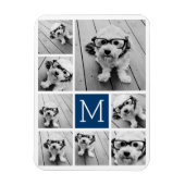 Creëer een Aangepaste fotocollage met 8 foto's Magneet (Verticaal)
