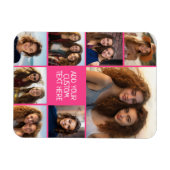Creëer een Aangepaste fotocollage met 8 foto's Magneet (Horizontaal)