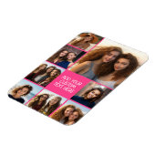 Creëer een Aangepaste fotocollage met 8 foto's Magneet (Linkerzijde)