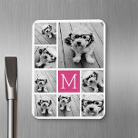 Creëer een Aangepaste fotocollage met 8 foto's Magneet<br><div class="desc">Gebruik je favoriete foto of afbeeldingen om een leuk hoopje te maken om met vrienden te delen.</div>