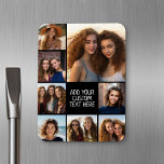 Creëer een Aangepaste fotocollage met 8 foto's Magneet<br><div class="desc">Gebruik je favoriete foto of afbeeldingen om een leuk hoopje te maken om met vrienden te delen.</div>