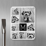 Creëer een Aangepaste fotocollage met 8 foto's Magneet<br><div class="desc">Gebruik je favoriete foto of afbeeldingen om een leuk hoopje te maken om met vrienden te delen.</div>