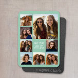 Creëer een Aangepaste fotocollage met 8 foto's Magneet<br><div class="desc">Gebruik je favoriete foto of afbeeldingen om een leuk hoopje te maken om met vrienden te delen.</div>