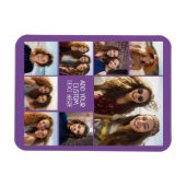 Creëer een Aangepaste fotocollage met 8 foto's Magneet (Horizontaal)