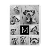 Creëer een Aangepaste fotocollage met 8 foto's Magneet (Verticaal)