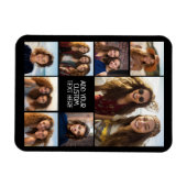 Creëer een Aangepaste fotocollage met 8 foto's Magneet (Horizontaal)