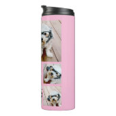 Creëer een Aangepaste fotocollage met 8 Foto's naa Thermosbeker (Geroteerd rechts)