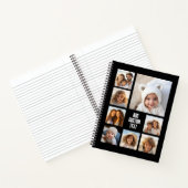 Creëer een Aangepaste fotocollage met 8 foto's Notitieboek (Binnen)