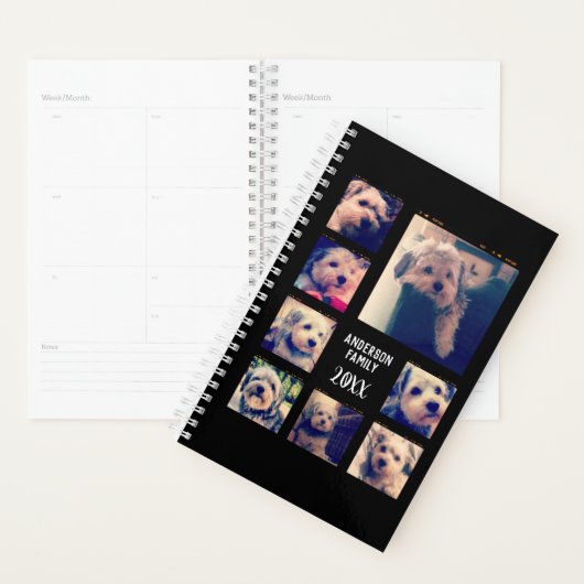 Creëer een Aangepaste fotocollage met 8 foto's Planner (Display)