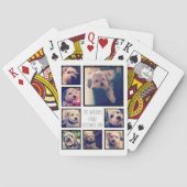 Creëer een Aangepaste fotocollage met 8 foto's Pokerkaarten (Achterkant)