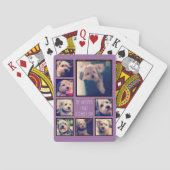 Creëer een Aangepaste fotocollage met 8 foto's Pokerkaarten (Achterkant)