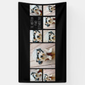 Creëer een Aangepaste fotocollage met 8 foto's Spandoek (Verticaal)