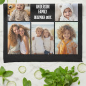 Creëer een Aangepaste fotocollage met 8 foto's Theedoek (Gevouwen)