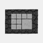 Creëer een Aangepaste fotocollage met 9 foto's Fleece Deken (Voorkant (Horizontaal))