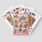 Creëer een Aangepaste fotocollage met 9 koraal voo Pokerkaarten (Achterkant)