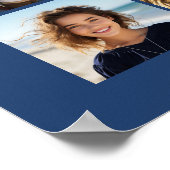 Creëer een Aangepaste fotocollage met acht foto's  Poster (Hoek)