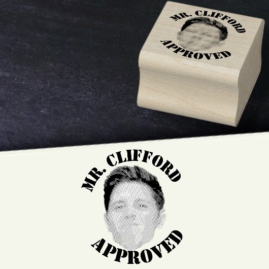 Creëer Een aangepaste grappige gezicht leraar goed Rubberstempel