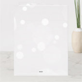 Creëer een aangepaste lichtgrijze bokeh kaart (Achterkant)