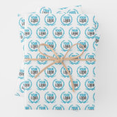 Creëer een aangepaste Logo | Inpakpapier Vel (In situ)