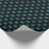 Creëer een aangepaste Logo | Kleurdonker Cadeaupapier (Hoek)