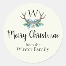 Creëer een aangepaste monogram naam cadeau Label